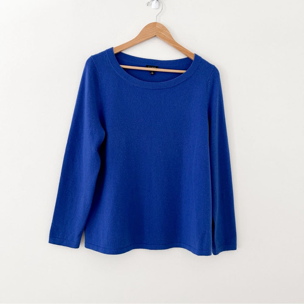 Talbots royal blue 100% cashmere sweater